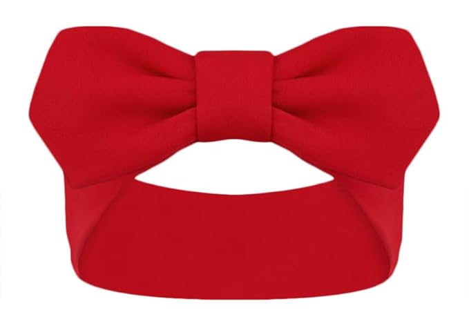 Creative Knitwear Bradley Braves Infant Girls Red Solid Hair Knot Headband Embroidered Logo - Size Newborn - 4T