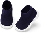 Engtoy Baby Shoes & Socks - Non-Slip Breathable Slippers with Soft Rubber Sole - Baby Boys & Girls Slip On Sneakers