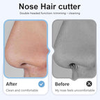 2026 New Stainless Steel Nose Hair Tweezers, Universal Portable Reusable Nose Hair Plucker for Men & Women (Brown)