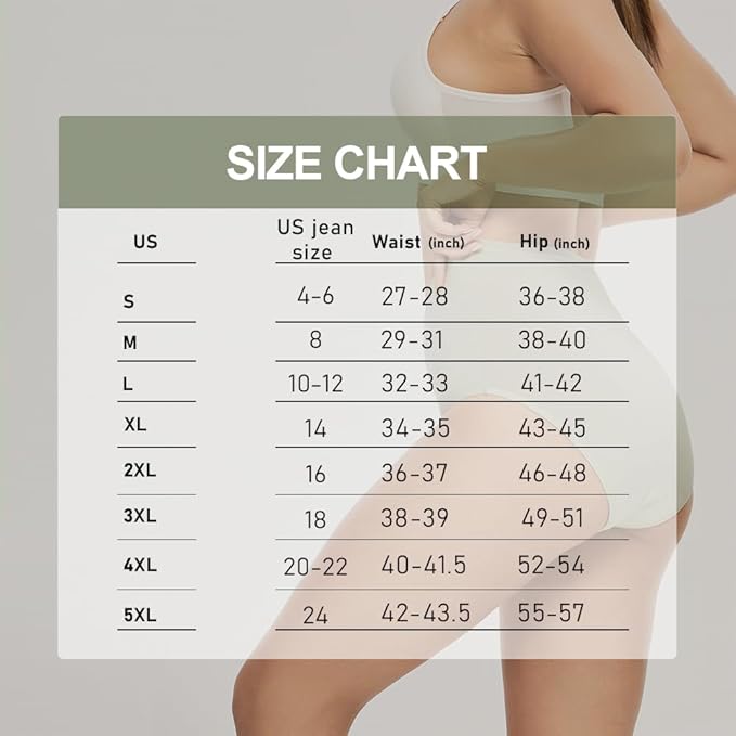 BATTEWA Incontinence Underwear for Women Washable, Leak Proof Underwear High Waist Cotton,Bladder Leakage 50ML (5Beige, 4X-Large, 5 Pack)