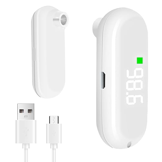 Rechargeable Infrared Forehead Thermometer for Kids - Baby Thermometer for Infants - Digital Thermometer for Adults and Kids - Baby Essentials Must Haves by HARIKA LIFE