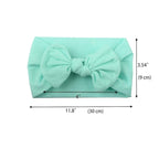CÉLLOT Super Stretchy Soft Knot Headbands with Hair Bows Head Wrap Hair Accessories For Newborn Baby Girls Infant Toddlers Kids