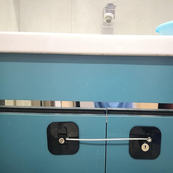 YEYA Upgraded Refrigerator Lock for Adults, Fridge Locks for Kids with Key