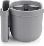 Accmor Stroller Cup Holder with Phone Holder, Bike Cup Holder, Universal Cup Holder for Uppababy Nuna Doona Strollers, 2-in-1 Cup Phone Holder for Stroller, Bike, Wheelchair, Walker, Scooter