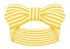 Creative Knitwear LSU Tigers Infant Girls Gold/White Striped Hair Knot Headband Embroidered Logo - Size Newborn - 4T