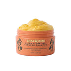 SHAZ & KIKS Ultra Hydrating Turmeric Shampoo | Sulfate-Free Shampoo for Dry, Itchy, Flaky Scalp | Deliver Deep Hydration with Turmeric & Kokum Butter, Travel Size