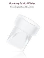 Momcozy Duckbill Valves & Silicone Diaphragm Compatible with Momcozy M5. Original Momcozy M5 Breast Pump Replacement Accessories, 1 Pack