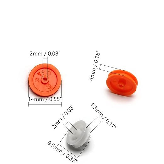 Fielect 64 Type Plastic Gears Kit Plastic Gears Plastic Crown Gear Single Double Reduction Gear Worm Gear for DC Motor DIY Model Toys 1Pcs