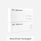 Comotomo Baby Bottle Bundle, Green, (7 Piece Set)