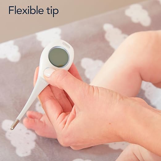 Vicks RapidRead Digital Thermometer, Temperature Readings in 2 Seconds, Use as Oral Thermometer, Baby Rectal Thermometer or Under The Arm, Water Resistant