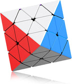 Pyramid Speed Cube Face Turning Octahedron Cube Octahedron stickerless Speed Cube Puzzle Triangle Magic Cube Puzzle Toy for Kids and Adults