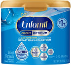 Enfamil Optimum (Enspire), Our Closest Formula to Breast Milk, Immune-Supporting Lactoferrin and Brain-Supporting DHA Baby Formula, Powder 20.5 Oz Tub (Pack of 3)
