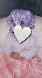 AKISS Baby Infant Newborn Toddler Satin Silk Hair Bonnet for Baby Girl Boy Sleeping Kids Cap Hat