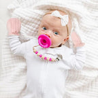 BQUBO Newborn Infant Toddler Mittens No Scratch Cotton Elastic Wrist Gloves Hypoallergenic for 0-6 Months Baby Boys Girls