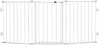 Regalo 76 Inch Super Wide Configurable Baby Gate, Includes 4 Pack of Wall Mounts and Hardware