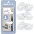 Jool Baby Door Pinch Guards (6 Pack) – Slam Preventer – Babyproof Doors to Avoid Pinched Fingers & Door Slamming, Keep Pets from Getting Locked in