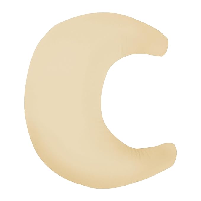 snuggle me Organic Nursing Pillow (New 2025 Design) | Bottle & Breastfeeding Pillow with Organic Cotton Cover & Fiberfill, Machine Washable Feeding Pillow, Newborn Essentials Must Haves (Honey) - v2