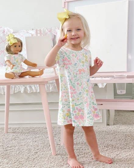 Wee Ones Girls' Plain Wrap Classic Grosgrain Hair Bows on a WeeStay No-Slip Hair Clip, Handmade, Medium, Millennium Blue