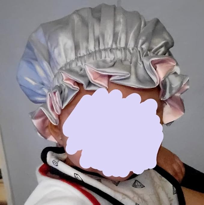 AKISS Baby Infant Newborn Toddler Satin Silk Hair Bonnet for Baby Girl Boy Sleeping Kids Cap Hat