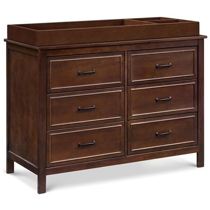 DaVinci Charlie 6-Drawer Double Dresser in Espresso