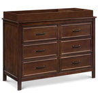 DaVinci Charlie 6-Drawer Double Dresser in Espresso
