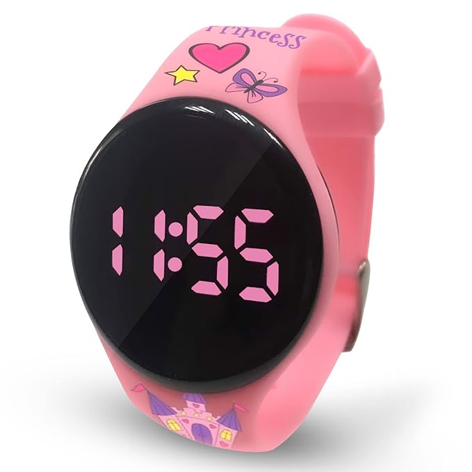 Premium Potty Training Watch - Toilet Training Timer - Rechargeable Water Resistant Digital Watch Reminder to Go Potty Vibrates and Plays Music Keeps Your Child Entertained at Potty Time