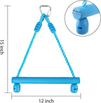 Kids Ninja Monkey Bars 2 Packs for Slackline Accessories for Slackline Obstacle Course for Backyard Attachments to Most Any Home Playground Equipment Sets