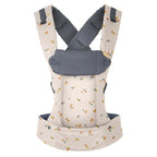 Beco Gemini Baby Carrier from Newborn to Toddler - Certified Ergonomic Newborn Baby Carrier for Infants and Children of 7-35 lbs - M Shape, Adjustable Seat, 100% Cotton (Dots)