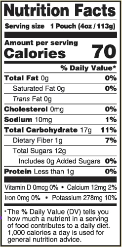 Pumpkin Tree Peter Rabbit Organics Strawberry and Banana Pure Fruit Snack, 4 Ounce (Pack of 10)