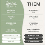 Parker Baby Universal Bathtub Faucet Safety Guard | Soft & Durable Silicone Faucet Cover Bathtub Baby | BPA Free & Food Grade Bath Spout Cover for Baby in Neutral Colors