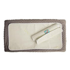 Washable Absorbent Bamboo Rayon Baby Changing Pads 6 Pack - Extra Soft Material, Reusable, Leak Proof, Stain Protective Cover- use in Diaper Bag for Traveling or in Nursery