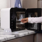 BabyBuddha 3 in 1 Sterilizer and Dryer for Baby Bottles and Accessories, Cleans Milk Residue Without Steam or Water, Fast Drying, Baby Bottle Sanitizer, Breast Pump Parts Cleaner, Countertop Design