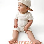 Gender Neutral Baby Linen Summer Outfit