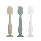 Baby Diaper Cream Spatula - Baby Diaper Rash Cream Applicator for Butt Paste Diaper Cream - Newborn Essentials (green, gray, white)