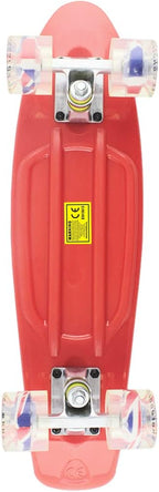 Skateboards Complete 22 Inch Mini Cruiser Retro Skateboard for Kids Boys Youths Beginners