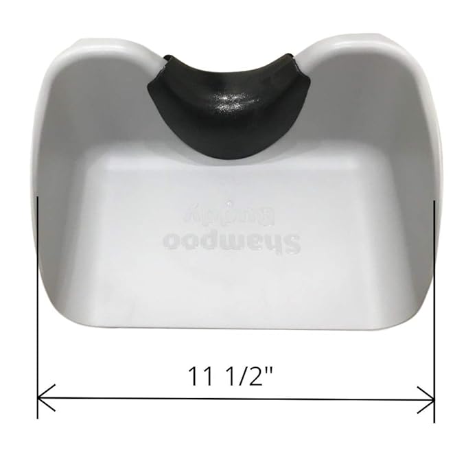 Shampoo Buddy Portable Hair Wash Basin for Children, Toddlers, Kids, Teens | Portable Shampoo Bowl for use on Bathtub or Sink (Light Grey)