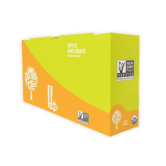 Pumpkin Tree Peter Rabbit Organics, Organic Apple and Grape 100% Pure Fruit Snack, 4 Ounce (Pack of 10)