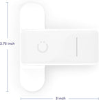 Ubbi Door Pinch Guards, Baby Proof Doors, Child Safety, Baby Finger Protectors, 2 Pack, White