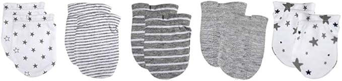 Unisex Baby Cotton Scratch Mittens For Newborn Baby Boys Girls Mittens Accessory 0-6 Months