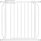 Fairy Baby 29-34 Inch Wide Baby Gate for Doorways Stairs Hallway, Walk Through Pressure Mounted Child Gates, Indoor Safety Child Gates for Kids or Pets