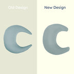 snuggle me Organic Nursing Pillow (New 2025 Design) | Bottle & Breastfeeding Pillow with Organic Cotton Cover & Fiberfill, Machine Washable Feeding Pillow, Newborn Essentials Must Haves (Slate) - v2