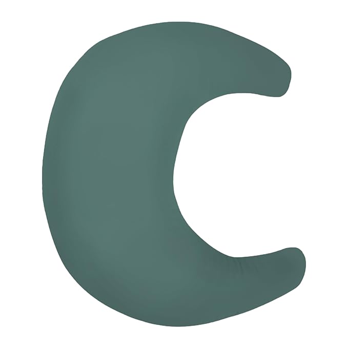 snuggle me Organic Nursing Pillow (New 2025 Design) | Bottle & Breastfeeding Pillow with Organic Cotton Cover & Fiberfill, Machine Washable Feeding Pillow, Newborn Essentials Must Haves (Moss) - v2