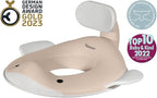 Kindsgut Potty Training Seat in whale design, designed in Germany, suitable for all toilet shapes non-slip toilet seat, Sand