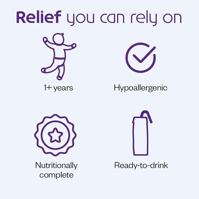 Nutricia Neocate Splash - Ready-to-Feed Hypoallergenic, Amino Acid-Based Toddler and Junior Formula - Unflavored - 8 fl oz (Case of 27)