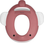 Kindsgut Potty Training Seat in whale design, designed in Germany, suitable for all toilet shapes non-slip toilet seat, Dusty Pink