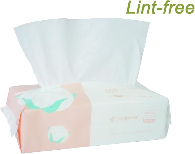 Ultra Soft Dry Baby Wipes Unscented Multi-Purpose Pure Cotton Tissue For Sensitive Skin (2 PACK-200 Count)