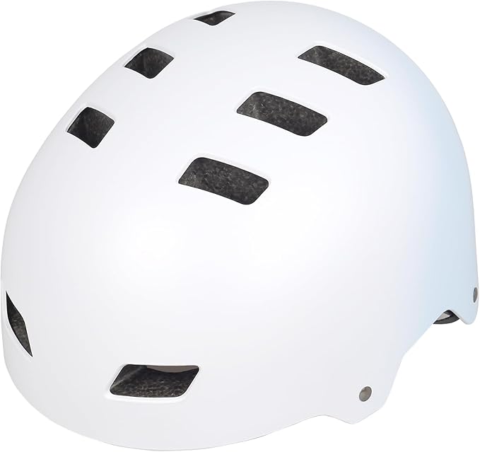Bike Skateboard Helmet, Adjustable and Multi-Sport for Skate Scooter, 3 Sizes for Adult Youth Kids Toddler