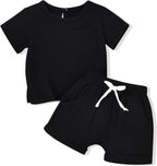 Gender Neutral Baby Linen Summer Outfit