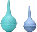Rubber Bulb Syringe Set – 2 oz & 3 oz Ear Wax Removal Syringe, Nasal Aspirator for Mucus Rinse, Gentle Ear Cleaning Bulb