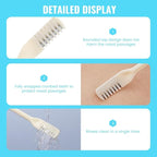 2 in 1 Nasal Hair Cutter, 2026 Upgraded Nostril Hair Remover Tool Double Sided Nose Hair Knife, Manual 360° Rotating Nose Hair Trimmer with Ear Digger for Men and Women (White, 6)